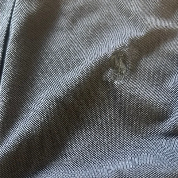 Ralph Lauren Knit Oxford button down XL Navy - Picture 4 of 8